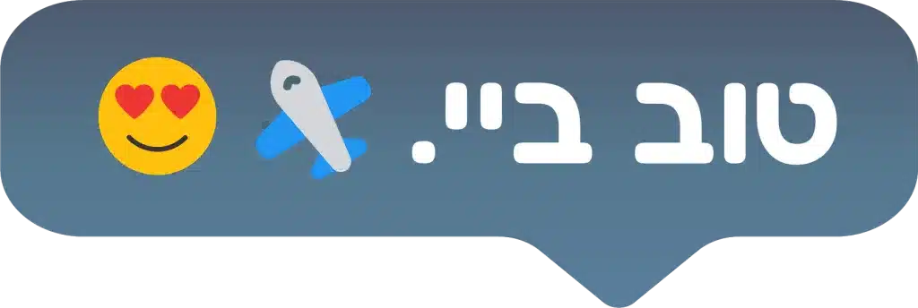 לוגו של טוב ביי.